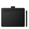 Wacom Small Tablet with Pressure-Sensitive, 152x95mm, USB, Expresskeys, 2540lpi, 133pps, 230g, Black